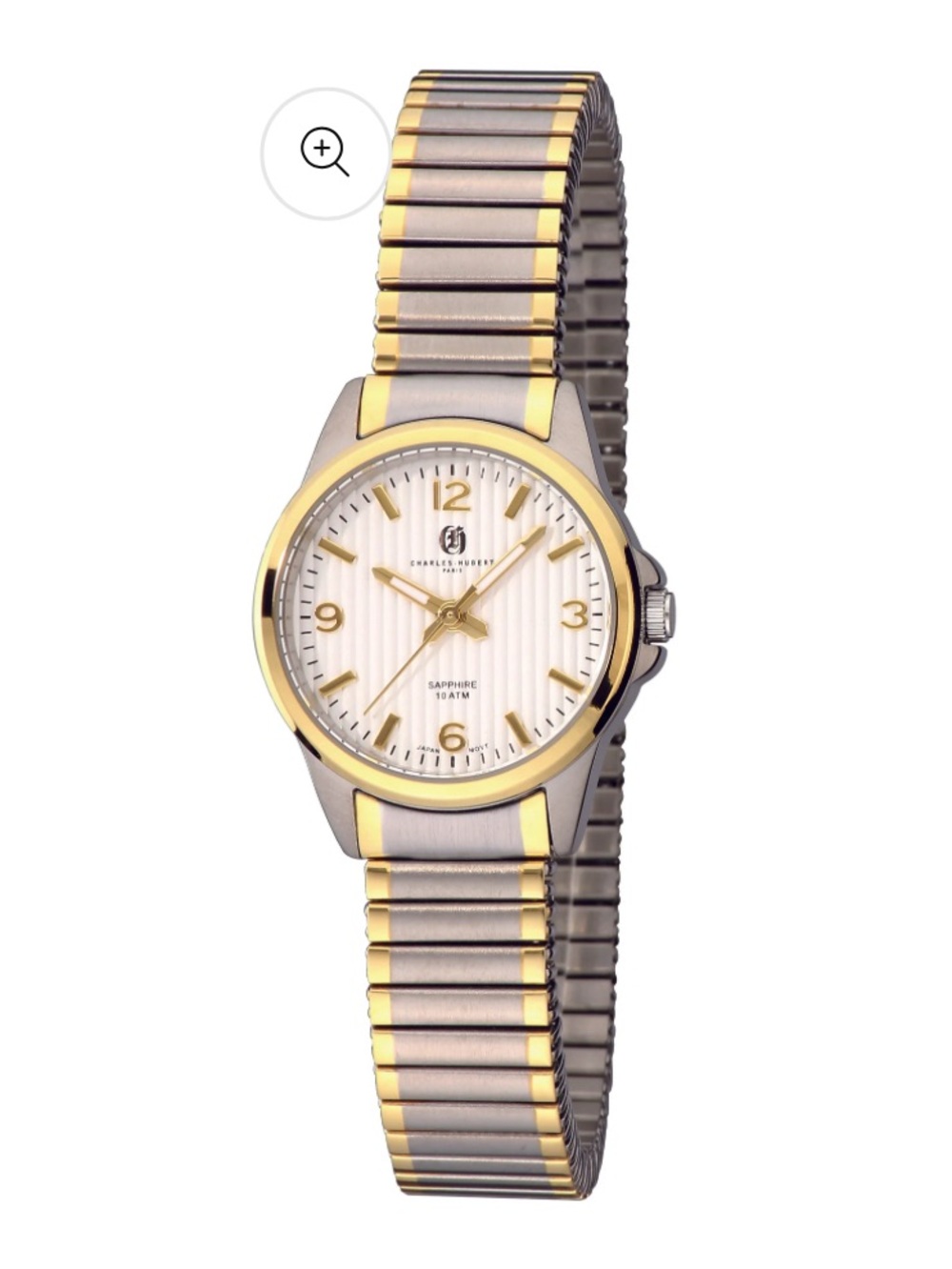 Charles-Hubert Paris 6990W Women’s Watch Titanium Hypoallergenic Lightweight